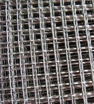 Crimped Stainless Steel Wire Mesh 0.1-8" Hole Size Customized Length