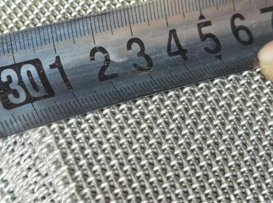 شبكة نافذة من الفولاذ المقاوم للصدأ الشاشة الأمنية PVC مغلفة السطح المسطح متعددة الأحجام