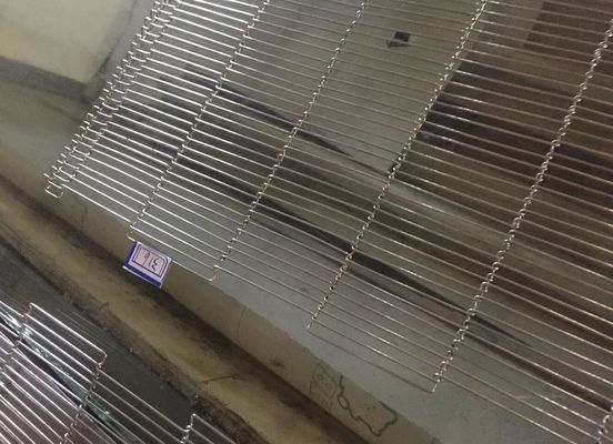 حلقة واحدة من 1 مم إلى 3 مم سلك سير متحرك لحزام سلم سلك تجهيز الأغذية