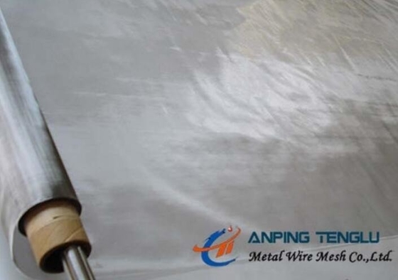 0.025mm شاشة الأسلاك المنسوجة Ss304 Ss304l Ss316 Ss316l شفافية عالية